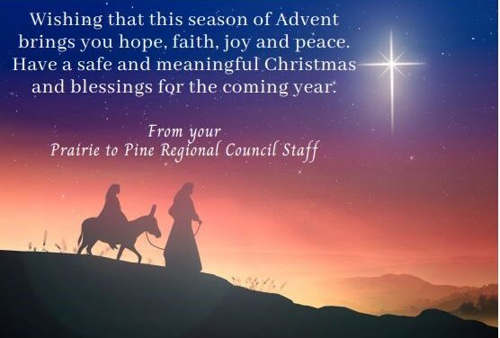 Advent greetings from the staff