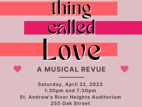 St. Andrew’s River Heights United Church – Choir Show April 22nd