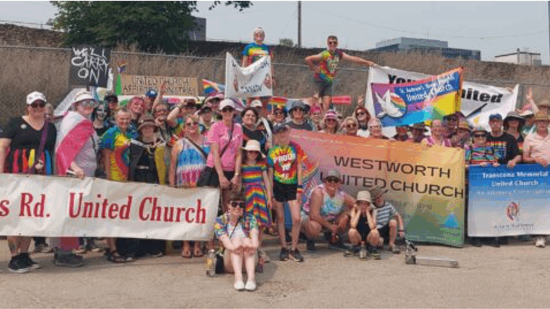 United Church Pride Parade Float Receives Award!