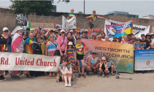 United Church Pride Parade Float Receives Award!