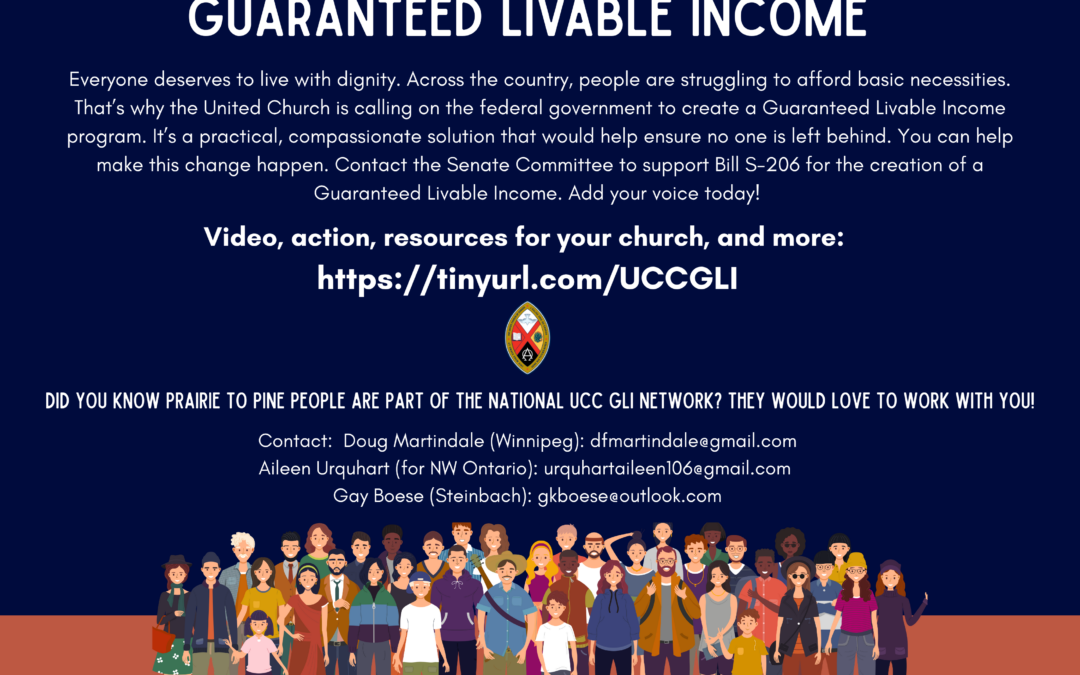 Take action for Guaranteed Livable Income across Canada and in MB