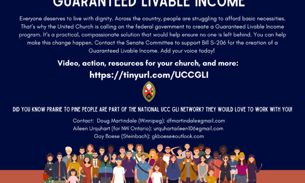 Take action for Guaranteed Livable Income across Canada and in MB